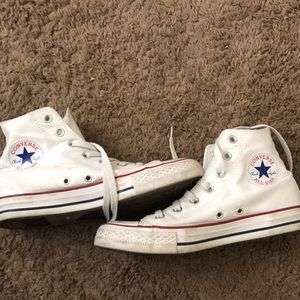 White High Top Converse